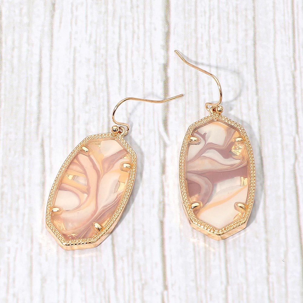 Dangle Earrings Gold Neutral