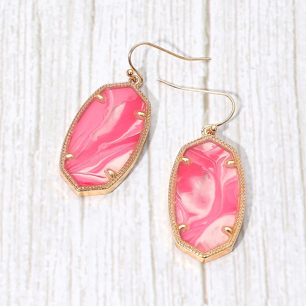 Dangle Earrings Pink
