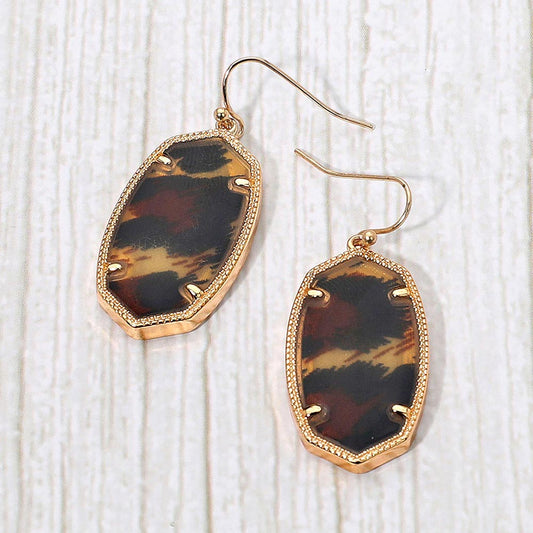 Dangle Earrings Leopard