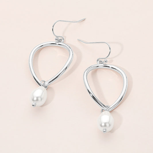 Tear Drop Loop Earrings